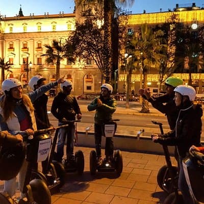 Barcelona Guided Night 2-hour Group Segway Tour