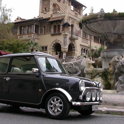 Best neighborhoods of Rome by Mini Cooper Classic Cabriolet