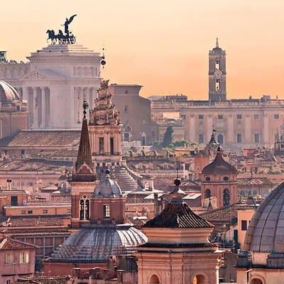 Rome on Arrival: One-Way Private Transfer and Driving Tour of Rome from FCO