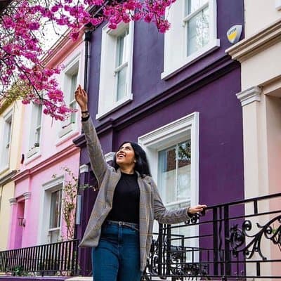 Instagrammable photos in Notting Hill