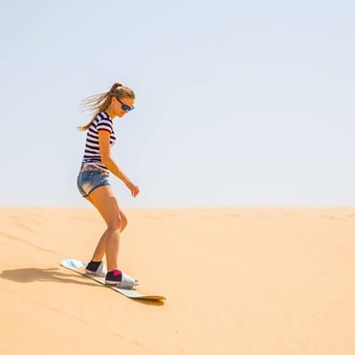 Dubai Morning Safari Tour, Camel, Falcon & Sand Boarding 3