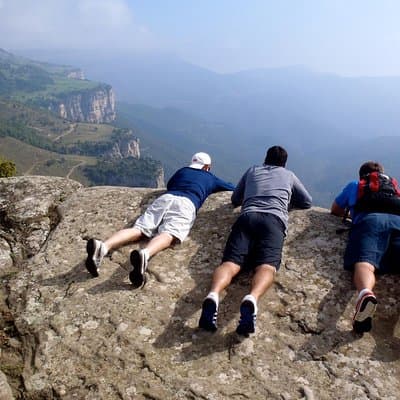 Private Pre-Pyrenees Medieval Village Hike from Barcelona