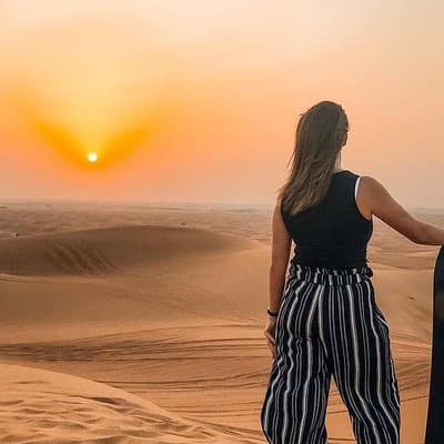 Dubai Morning Safari Tour, Camel, Falcon & Sand Boarding 5