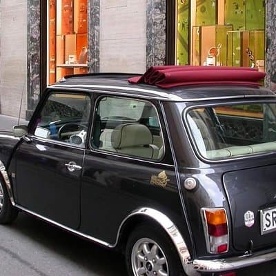Best neighborhoods of Rome by Mini Cooper Classic Cabriolet 5