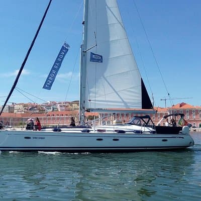 Private Lisbon Sailing Cruise on Sailing Yacht