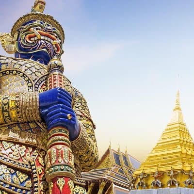 Wonderful Bangkok Tour : GrandPalace WatTrimit WatPho WatBencha