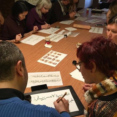 Turkish Calligraphy Workshop in Istanbul 3