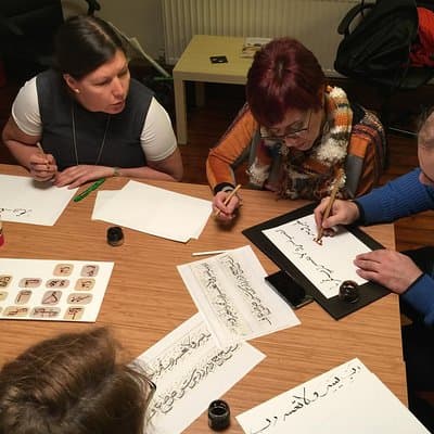 Turkish Calligraphy Workshop in Istanbul 4