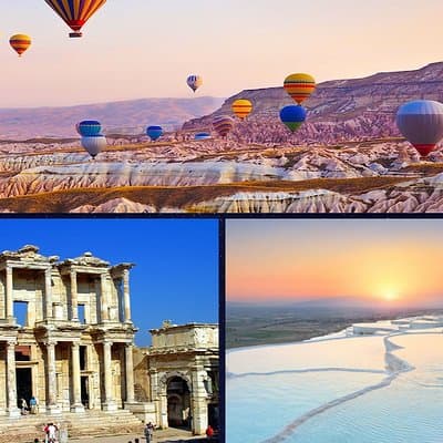 4 Days Turkey Tour Cappadocia, Ephesus, Pamukkale Tour
