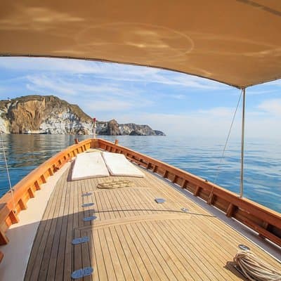 Ponza, boat trip on board the Zannone 1954 5