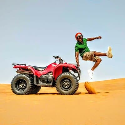 Sunset Camel Trek & Red Dunes Safari with BBQ at Al Khayma Camp From Dubai