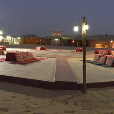 Premium Red Dune Desert Safari,BBQ dinner, camel ride, live show at Majilis camp 2