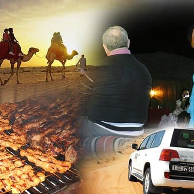 Premium Red Dune Desert Safari,BBQ dinner, camel ride, live show at Majilis camp 3