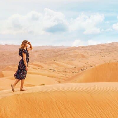 Private Morning Red Dune Safari with Camel Ride & Sandboarding 2