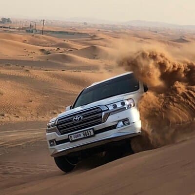 Private Morning Red Dune Safari with Camel Ride & Sandboarding 3