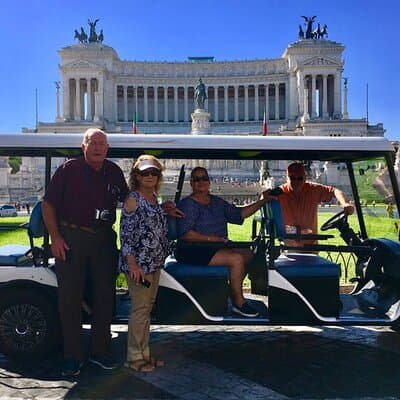 Enjoy Rome Full day tour in Golf Cart with Catacombs