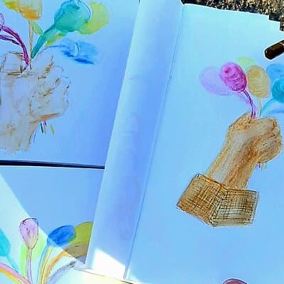 Drawing workshop/creative notebook during a walk from the Invalides to the Petit Palais 4