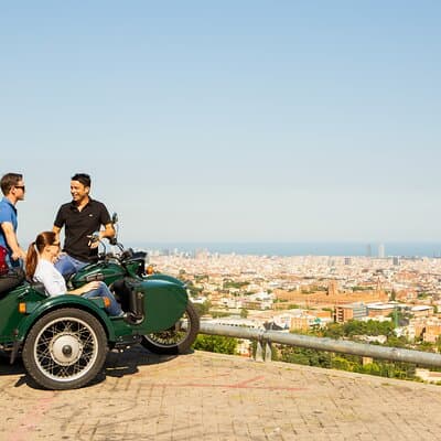Full-Day Barcelona Tour by Sidecar Motorcycle