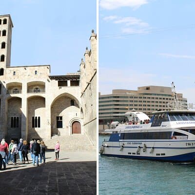 Barcelona walking tour Gothic Quarter and Ramblas+Boat trip