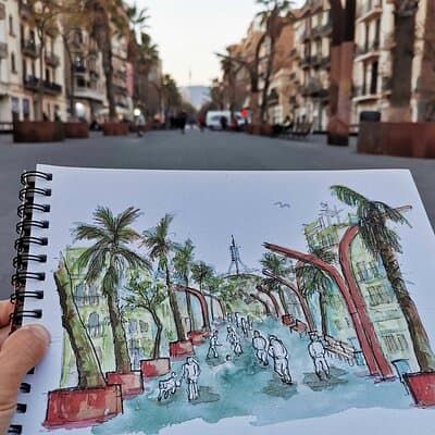 Workshop to learn Drawing and Watercolor in charming places 5