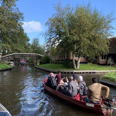 Day Tour Giethoorn, Afsluitdijk and Zaanse Schans with Boat Cruise 5
