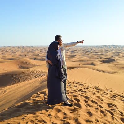 Evening Desert Safari with Quad Bike, BBQ Dinner and Camel Ride 5