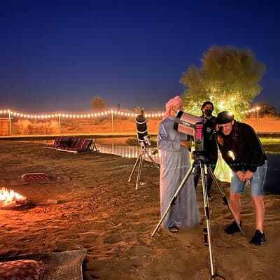 Evening Camel Caravan, Bedouin Dinner with Al Marmoom Oasis 3