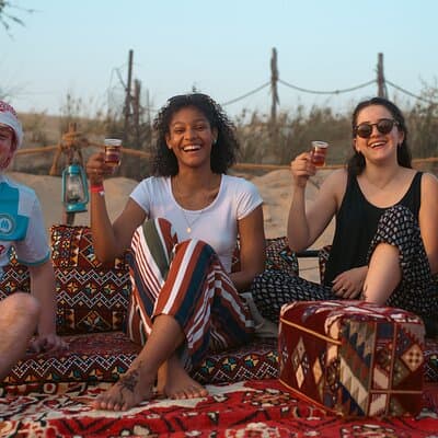 Evening Camel Caravan, Bedouin Dinner with Al Marmoom Oasis 5