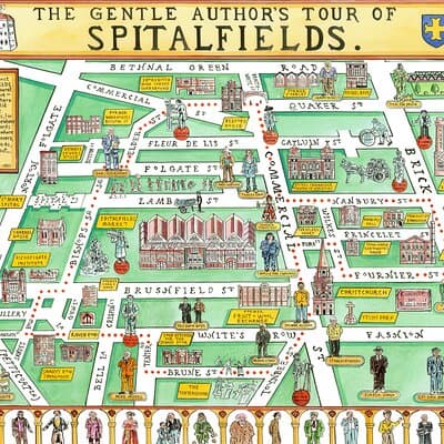 Walking Tour around Spitalfields in the East End of London