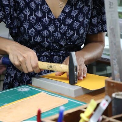Easy Pouch Sewing Class with Real Leather - Learn from Experts 2