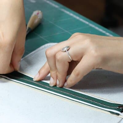Easy Pouch Sewing Class with Real Leather - Learn from Experts 3