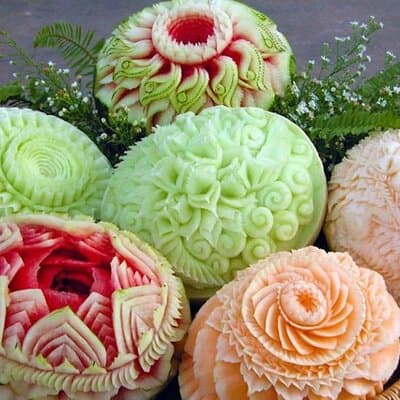 Half Day Professional Thai Fruit and Vegetable Carving Class 3