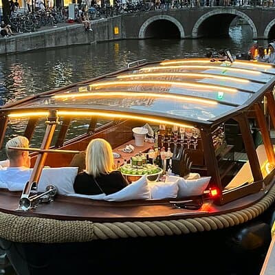 Amsterdam Luxury Boutique Boat tour with Unlimited Beer and Wine 5
