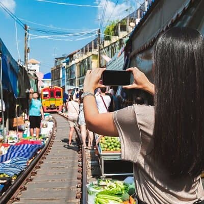 Private Damnoen Saduak and Maeklong Railway Market Tour(min 2pax) 4
