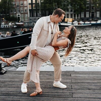 Amsterdam: Professional Photoshoot at the Skinny Bridge
