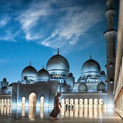 Abu Dhabi - Sheikh Zayed Grand Mosque Tour In A Private Vehicle