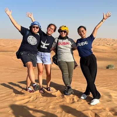 Dubai Red Dune Evening Desert Safari with Quad Bike & BBQ Dinner