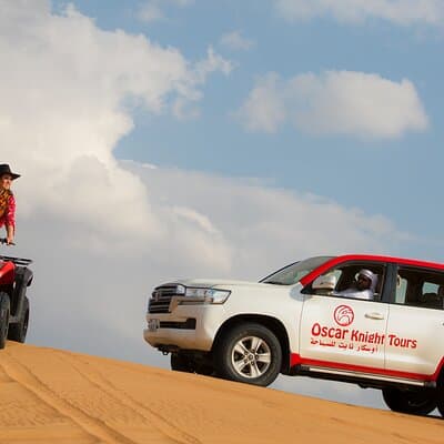 Premium Dubai Red Dunes with quadbike, camel ride and VIP Dinner
