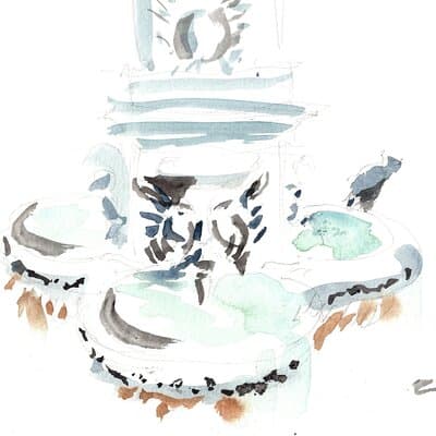 Watercolor Private Tour at Villa Borghese Rome with Guido 4