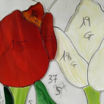 2/3 Hours Art Stained Glass Course in Trastevere 3