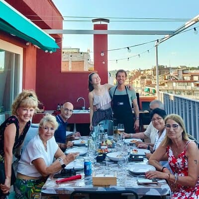 Barbecue in a penthouse in the center of Barcelona with a chef 3