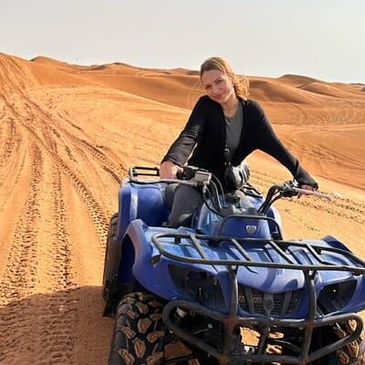 Sand boarding Camel ride and 1 hour ATV in Dubai Lahbab Red Dunes