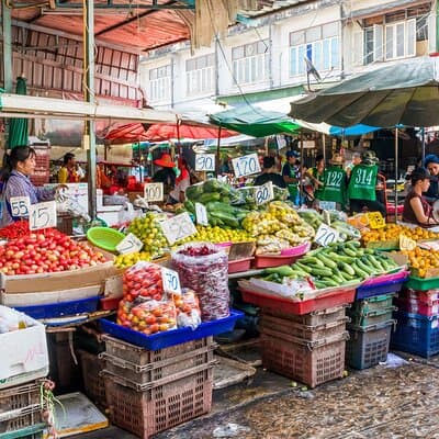 Bangkok Cycling Tour Khlong Toei Market and Bang Krachao Island 4