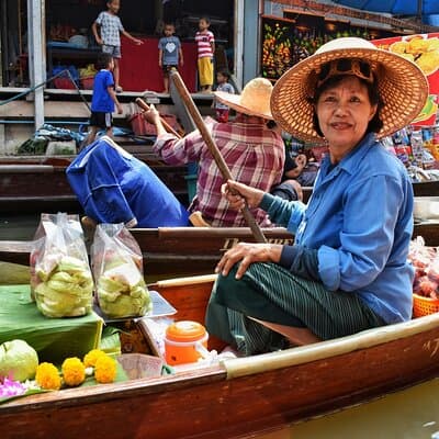 Ayutthaya Landmark Tour with ATV, Floating Market, Famous Temples 4