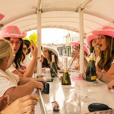 Amsterdam Private Prosecco Bike with Music Sound System 4