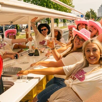 Amsterdam Private Prosecco Bike with Music Sound System