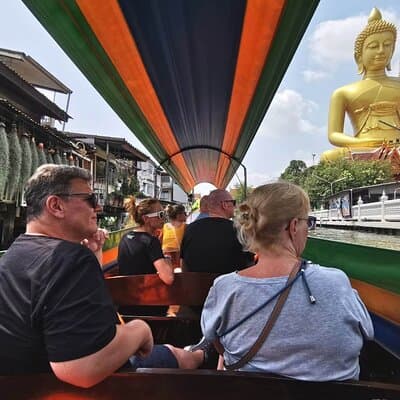 Half day Bangkok with Private Canal tour by long tail boat 5