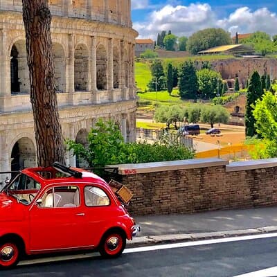 Private Fiat Vintage Tour in Rome