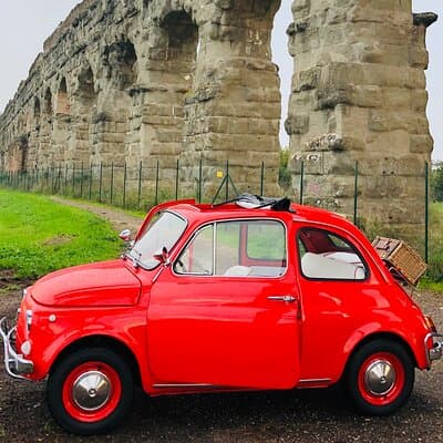 Private Fiat Vintage Tour in Rome 2