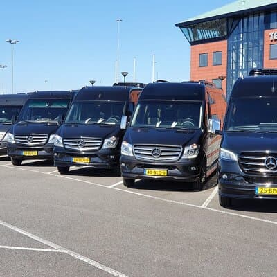 1-15 pers private minibus rental / hire in Amsterdam with driver